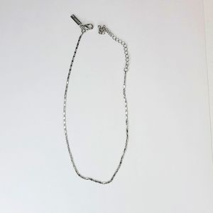 Freedom Silver Necklace Adjustable